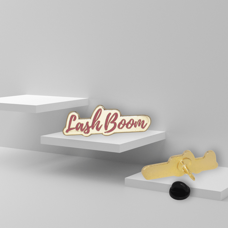 Lash Boom Enamel Pin - - Lash Boom